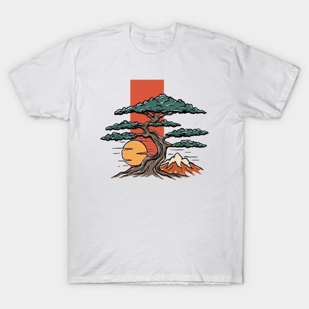 Bonsai T-Shirt by SommersethArt